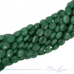 Aventurine Oval Faceted 8x10mm (Wire of 40 cm)