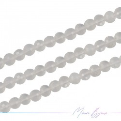 Moonstone Round Flat Faceted 6mm (Wire of 40 cm)