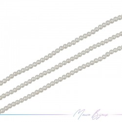Majorcan Pearls Cream Sphere 4mm (Thread of 40 cm)
