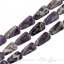 Purple Jasper Cone Shape 45x24mm (Thread of 40 cm)