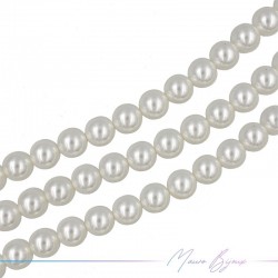 Perle di Maiorca Panna Sfera 4mm (Filo di 40 cm)