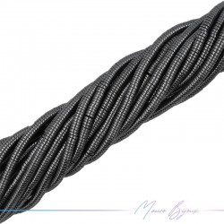 Gun Metal Hematite Smooth Flat Rondella (Thread of 40 cm)
