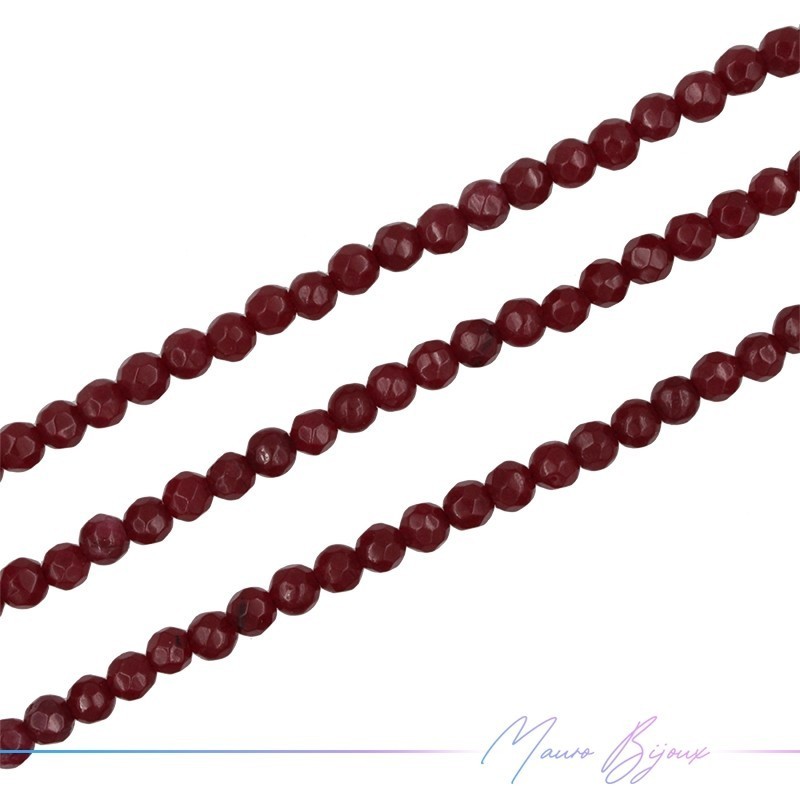 Agata Rubino Sfera Sfaccettata