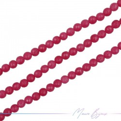 Agata Fucsia Sfera Sfaccettata