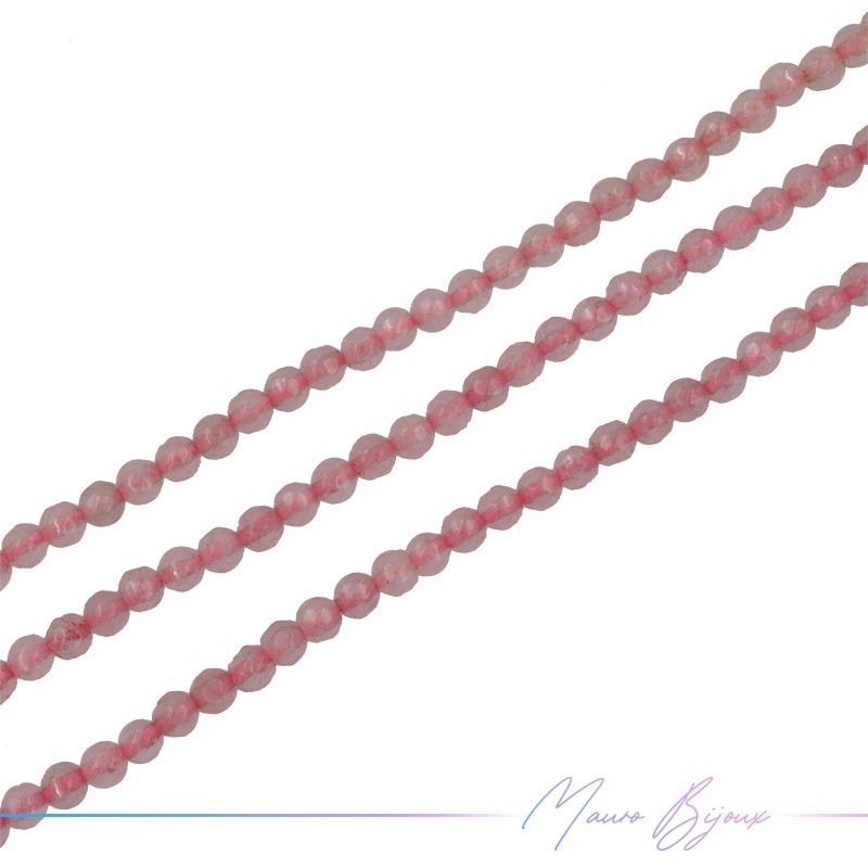 Quarzo Rosa  Sfera Sfacettata