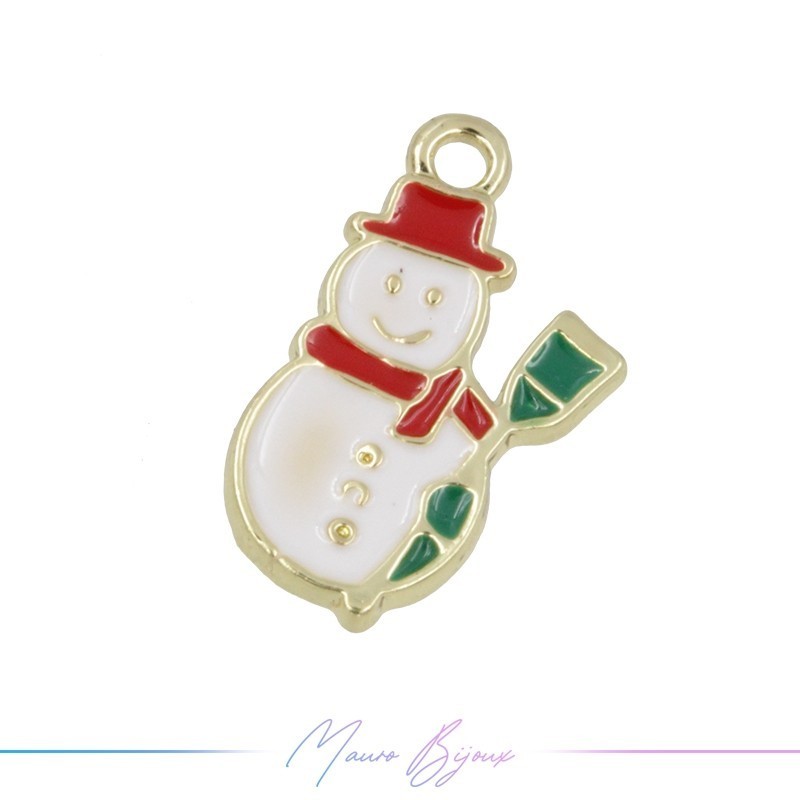 Charms brass Snowman Mod.1 14x20mm