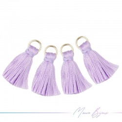 Tassels with Ring White Color