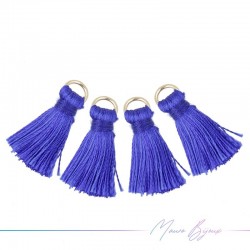Tassels with Ring Blue Color