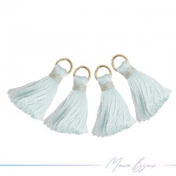 Tassels with Ring Light Blue Color