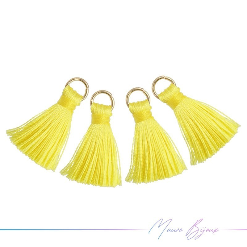 Tassels with Ring Yellow Color