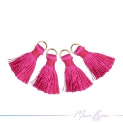 Tassels with Ring Fuchsia Color