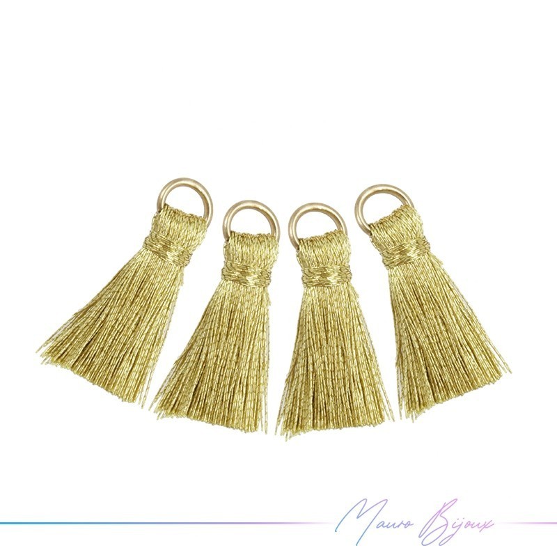 Tassels with Ring Gold Color