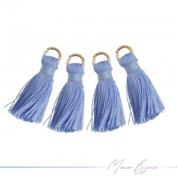 Tassels with Ring Dark Blue Color