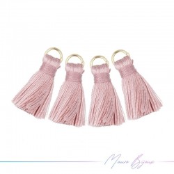 Tassels with Ring Dark Rose Color