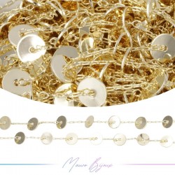 Inox Chain in Gold Disks