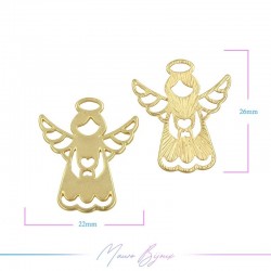 Ciondoli  in Zama Forma Angelo Oro Opaco 22x26mm