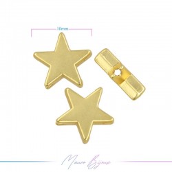 Passanti in Zama Forma Stella Oro Opaco 10mm