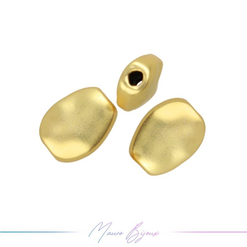 Passanti in Zama Forma Ovale Oro Opaco 8x10mm