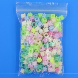 Flower Resin Beads Multicolor 9x9mm