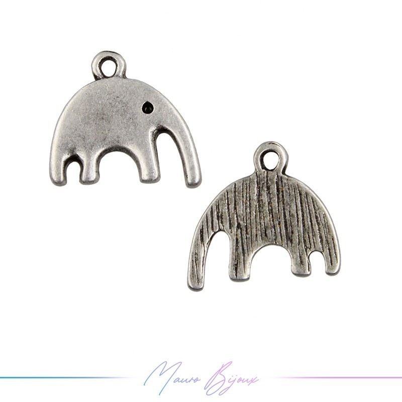 Ciondoli  in Zama Forma Elefante Argento 14x16mm