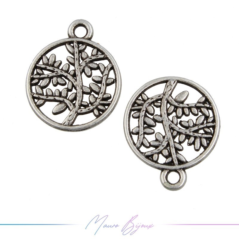 Ciondoli  in Zama Forma Albero della Vita Argento 13x19mm
