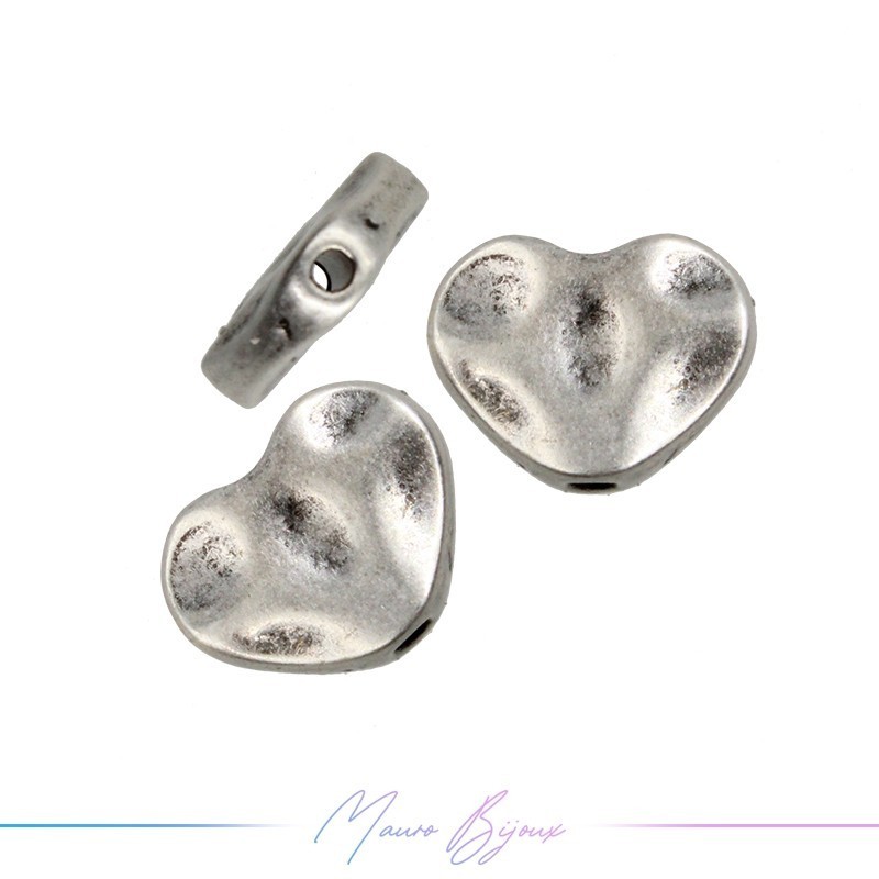 Passanti in Zama Forma Cuore Argento 9x12mm