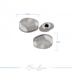 Passanti in Zama Forma Ovale Argento 8x10mm