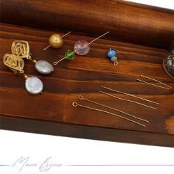 Steel Pins Flat Head Gold 0.7x70mm