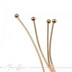 Rose Gold Plated Ballpin 0.5x30mm