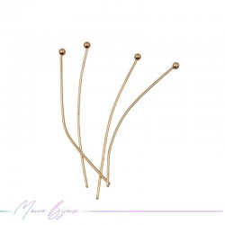 Rose Gold Plated Ballpin 0.5x30mm
