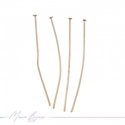 Rose Gold Plated Flatpin 0.7x30mm