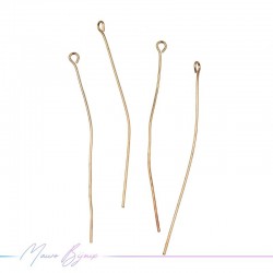 Rose Gold Plated Eyepin 0.7x70mm