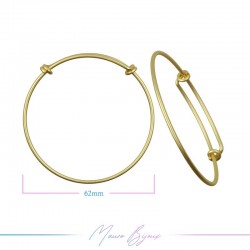 Element in Zamak Matt Gold Bracelet A