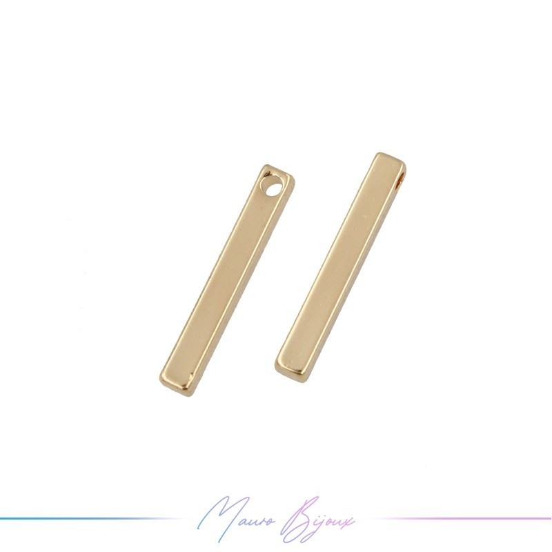 Passanti in Ottone Bacchetta Oro 15mm