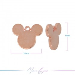 Charms in Brass Mickey Mouse RoseGold 10mm