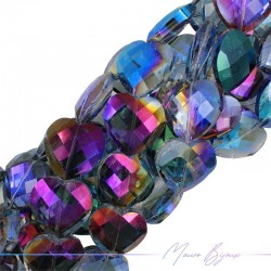 Fili di Cristallo Forma Cuore Sfaccettato 27mm Multicolore