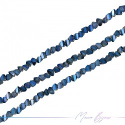 Fili di Cristallo Forma Piramide Sfaccettato Blu