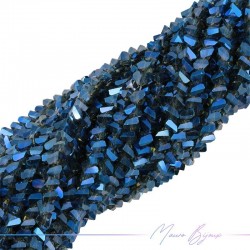 Fili di Cristallo Forma Piramide Sfaccettato Blu