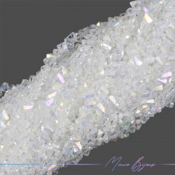 Pyramid Crystal Faceted Crystal AB