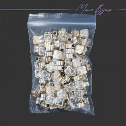 Flower Resin Champagne 12mm