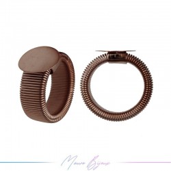 Base Anello Elastico Bronzo Ramato 16mm