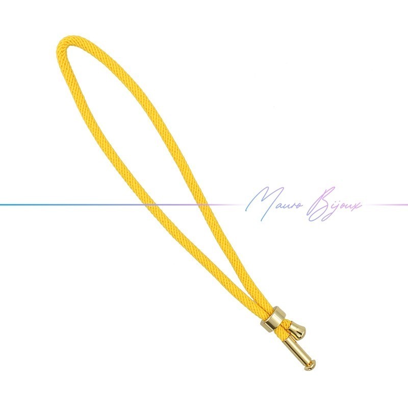 Bracciale in Corda colore Giallo