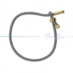 Cord Bracelet color Gray
