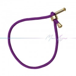 Cord Bracelet color Violet