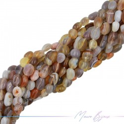 Thread of Stone shape irregular 7-10mm Agate Botswana
