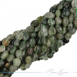 Thread of Stone shape irregular 7-10mm Moss Agate