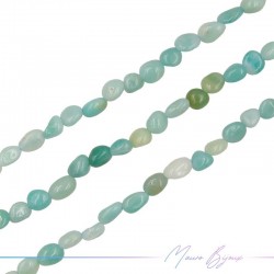 Thread of Stone shape irregular 7-10mm Amazonite