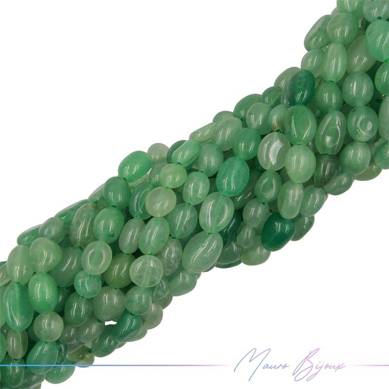 Thread of Stone shape irregular 7-10mm Aventurine