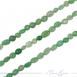 Thread of Stone shape irregular 7-10mm Aventurine