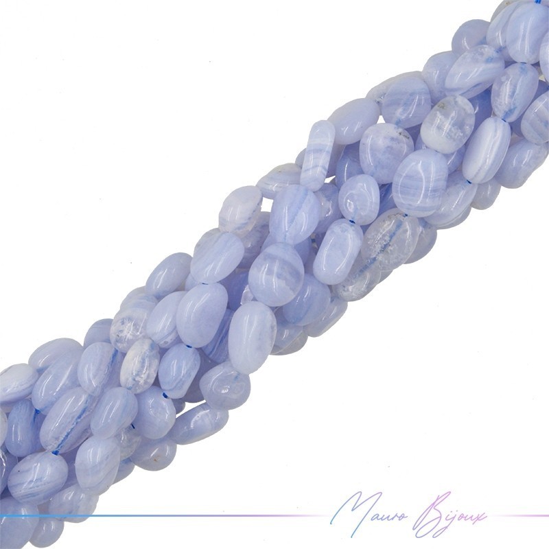 Thread of Stone shape irregular 7-10mm Chalcedony Thread of Stone shape irregular 7-10mm Chalcedony